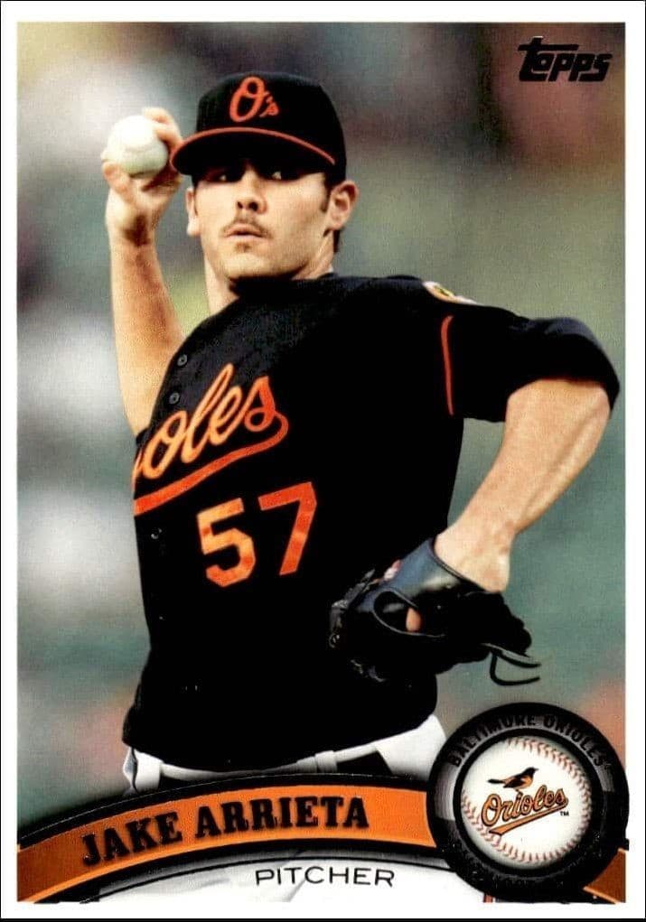 2011 Topps Series 2 Jake Arrieta #393 trading card