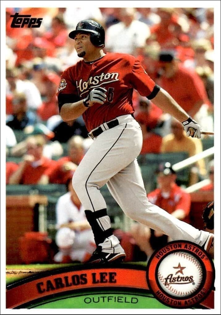 2011 Topps Series 2 Carlos Lee #586 trading card
