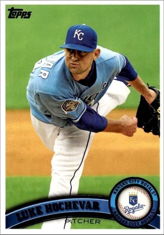 2011 Topps Series 2 Luke Hochevar #620 trading card