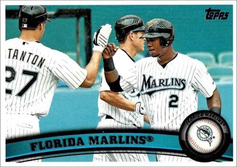 2011 Topps Series 2 Florida Marlins #361 trading card