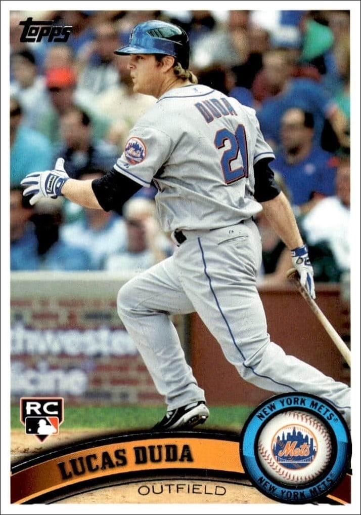 2011 Topps Series 1 Lucas Duda #129 trading card