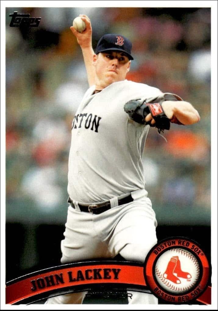 2011 Topps Series 2 John Lackey #406 trading card