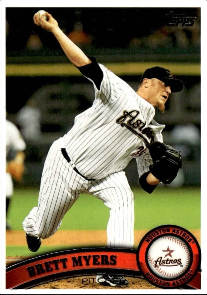2011 Topps Series 2 Brett Myers #428 trading card