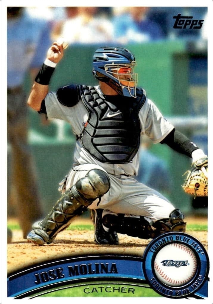 2011 Topps Series 2 Jose Molina #414 trading card