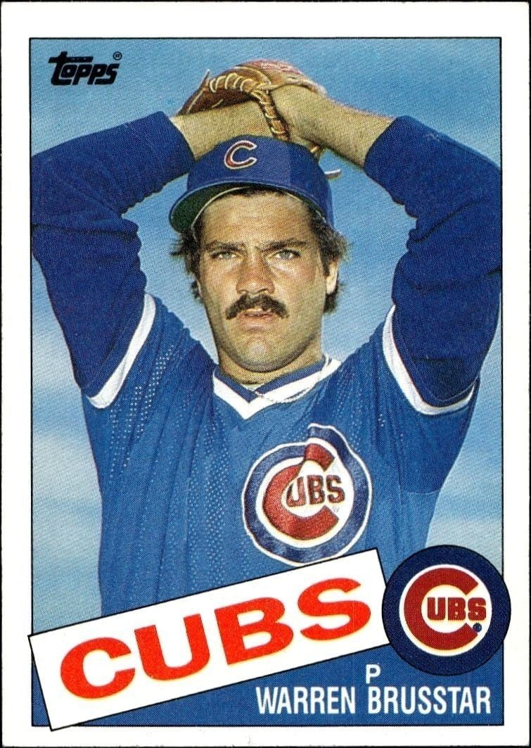 Warren Brusstar 1985 Topps #189 Baseball Trading Card - Front 1985 Topps Warren Brusstar #189 baseball trading card front