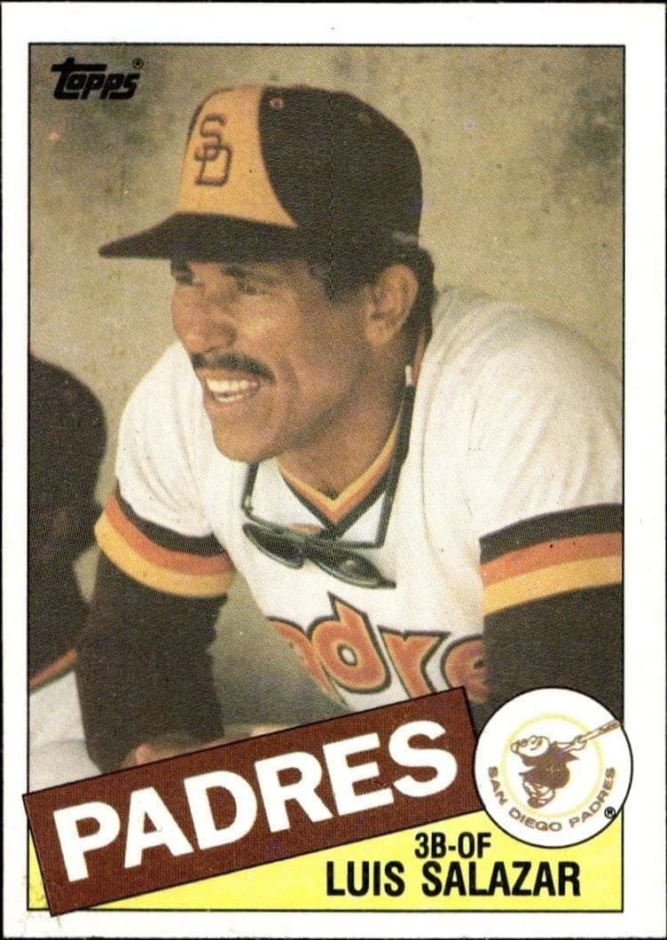 1985 Topps Luis Salazar #789 trading card