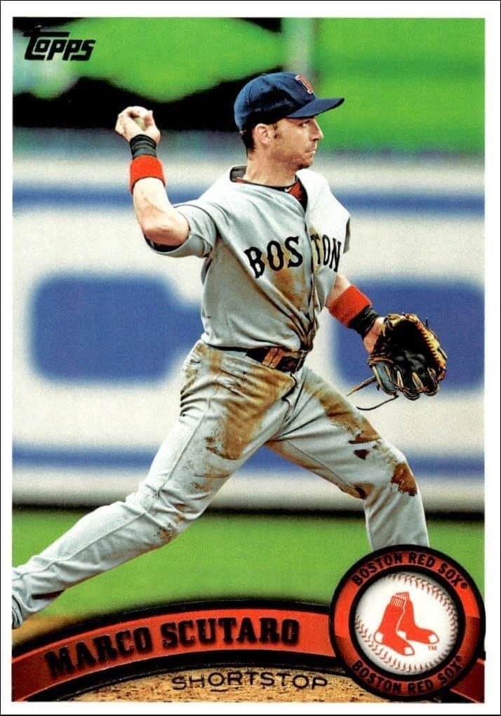 Marco Scutaro 2011 Topps #278 Baseball Trading Card - Front 2011 Topps Marco Scutaro #278 baseball trading card front