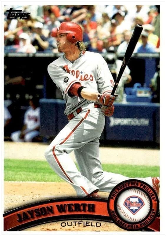 2011 Topps Series 1 Jayson Werth #325 trading card