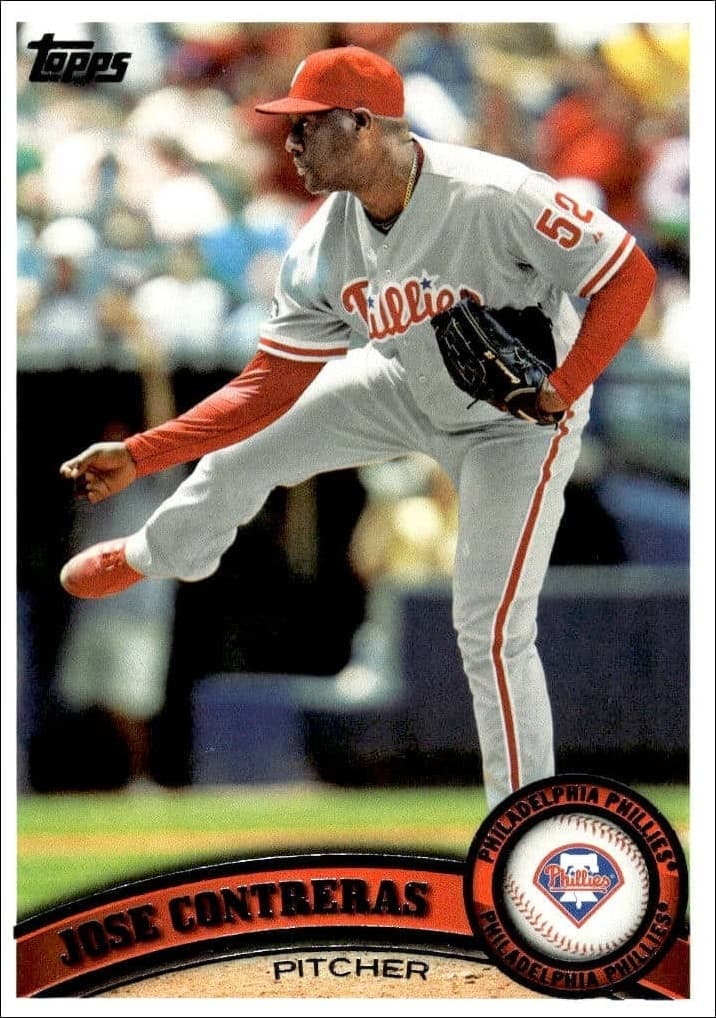 2011 Topps Series 1 Jose Contreras #267 trading card