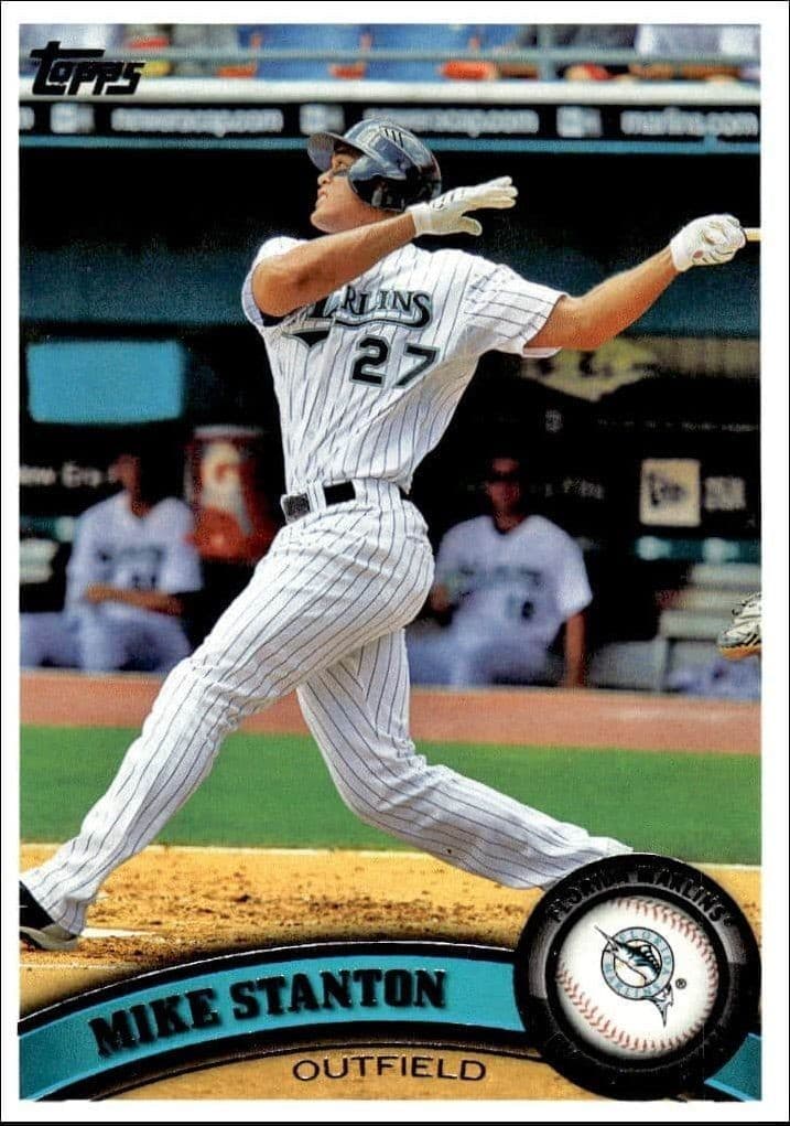 2011 Topps Series 1 Mike Stanton #78 trading card
