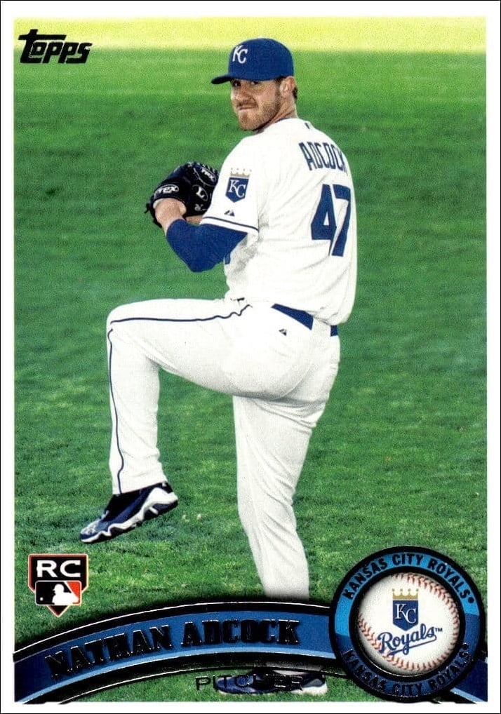 2011 Topps Series 2 Nathan Adcock #503 trading card