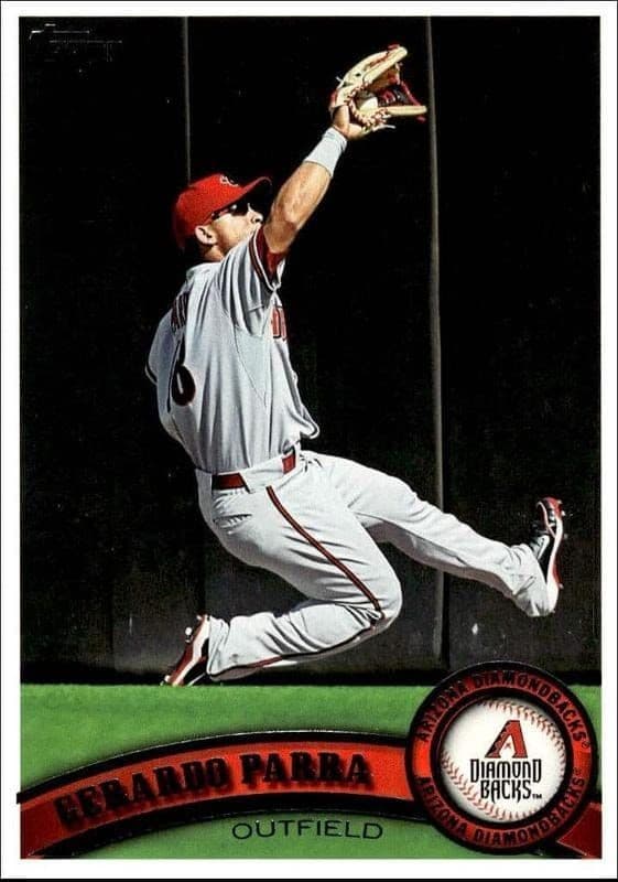 2011 Topps Series 2 Gerardo Parra #484 trading card