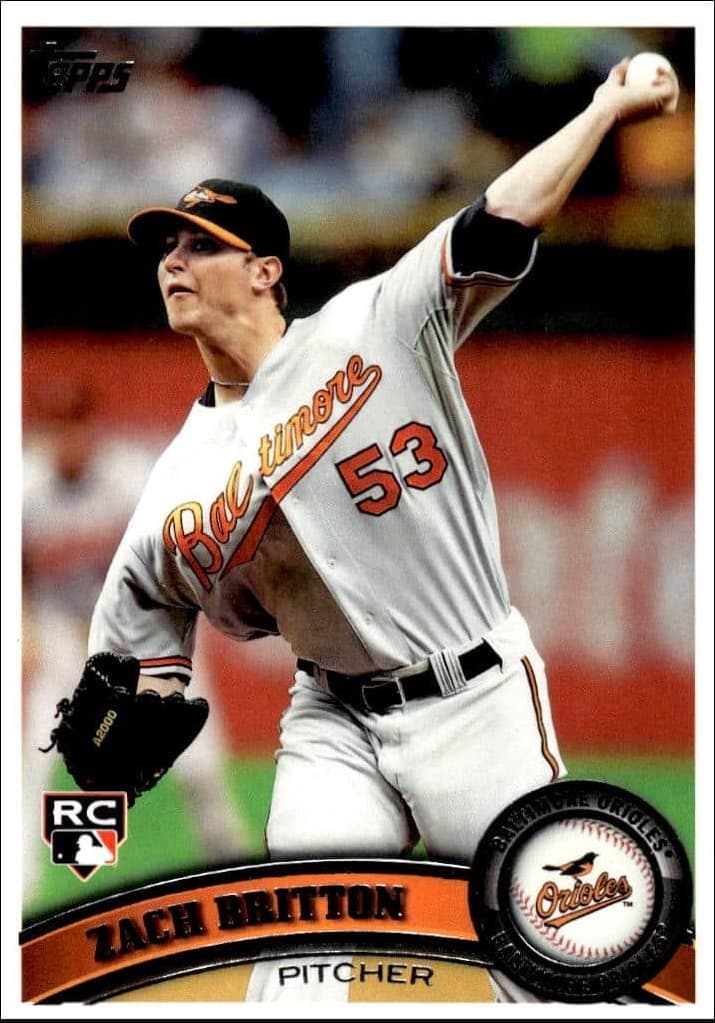 2011 Topps Series 2 Zach Britton #418 trading card