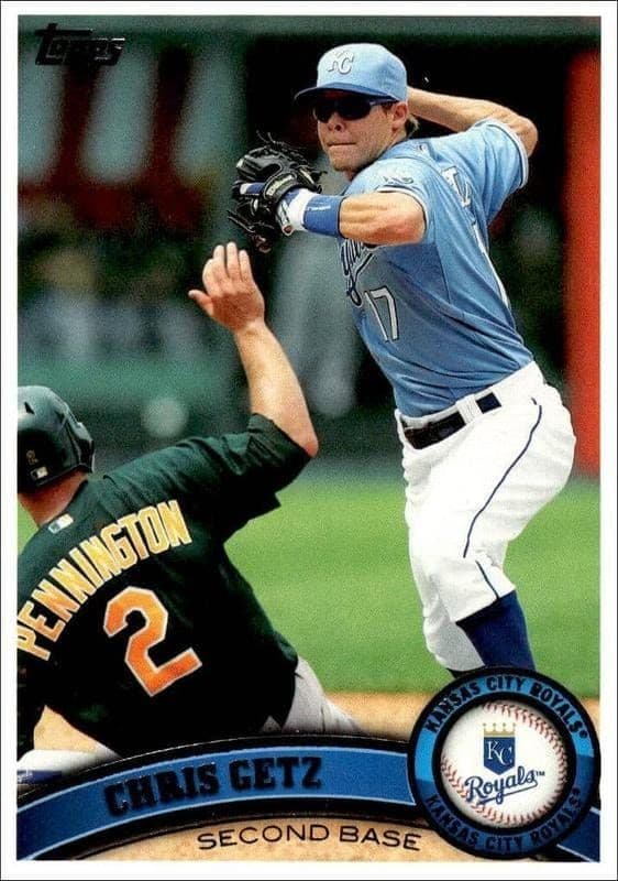 2011 Topps Series 2 Chris Getz #654 trading card