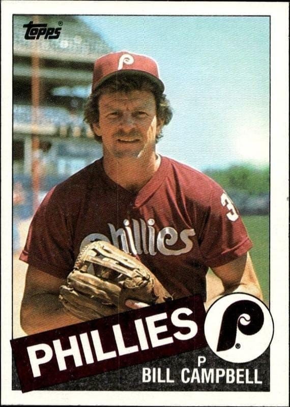 1985 Topps Bill Campbell #209 trading card