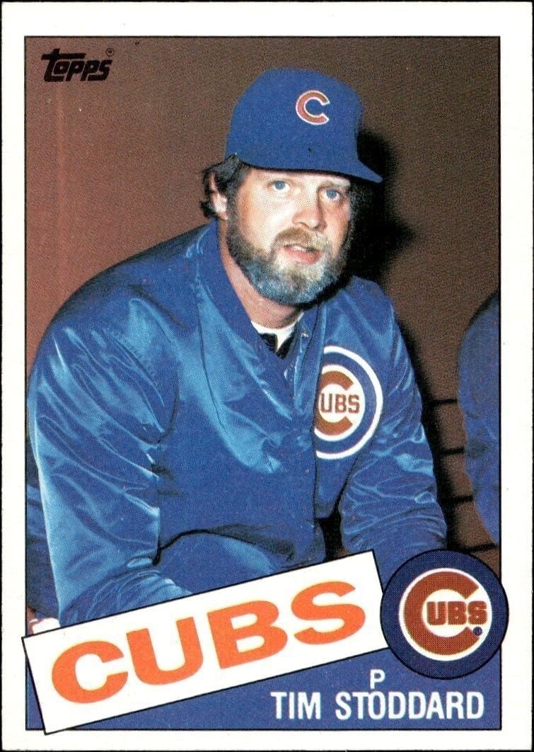 Tim Stoddard 1985 Topps #693 Baseball Trading Card - Front 1985 Topps Tim Stoddard #693 baseball trading card front
