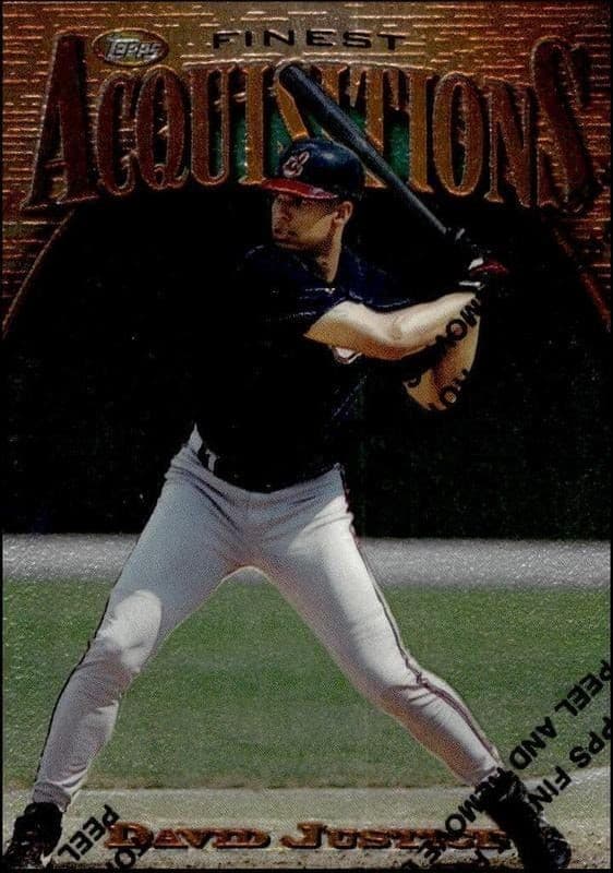 1997 Topps Finest David Justice #271 trading card