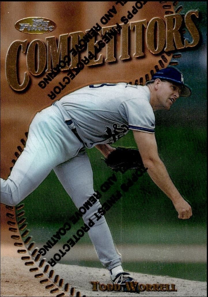 1997 Topps Finest Todd Worrell #207 trading card