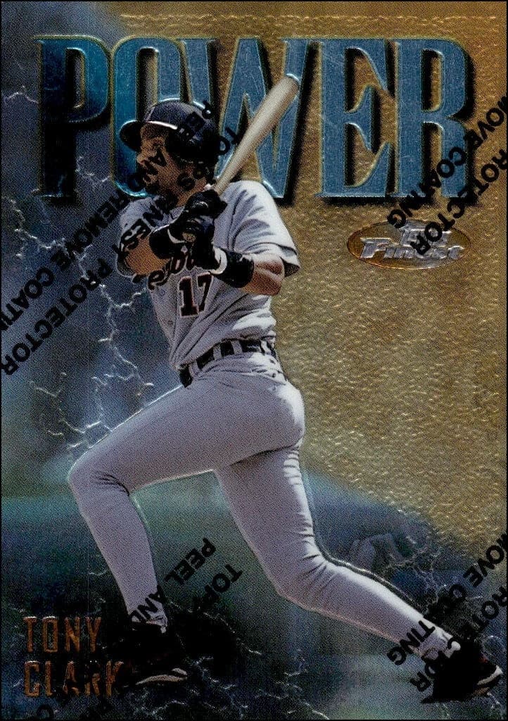 1997 Topps Finest Tony Clark #245 trading card