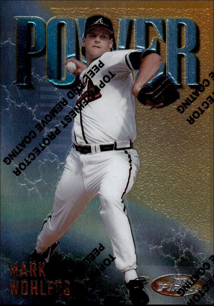 1997 Topps Finest Mark Wohlers #234 trading card