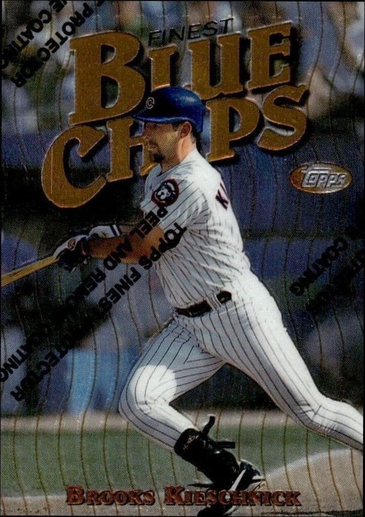 1997 Topps Finest Brooks Kieschnick #218 trading card