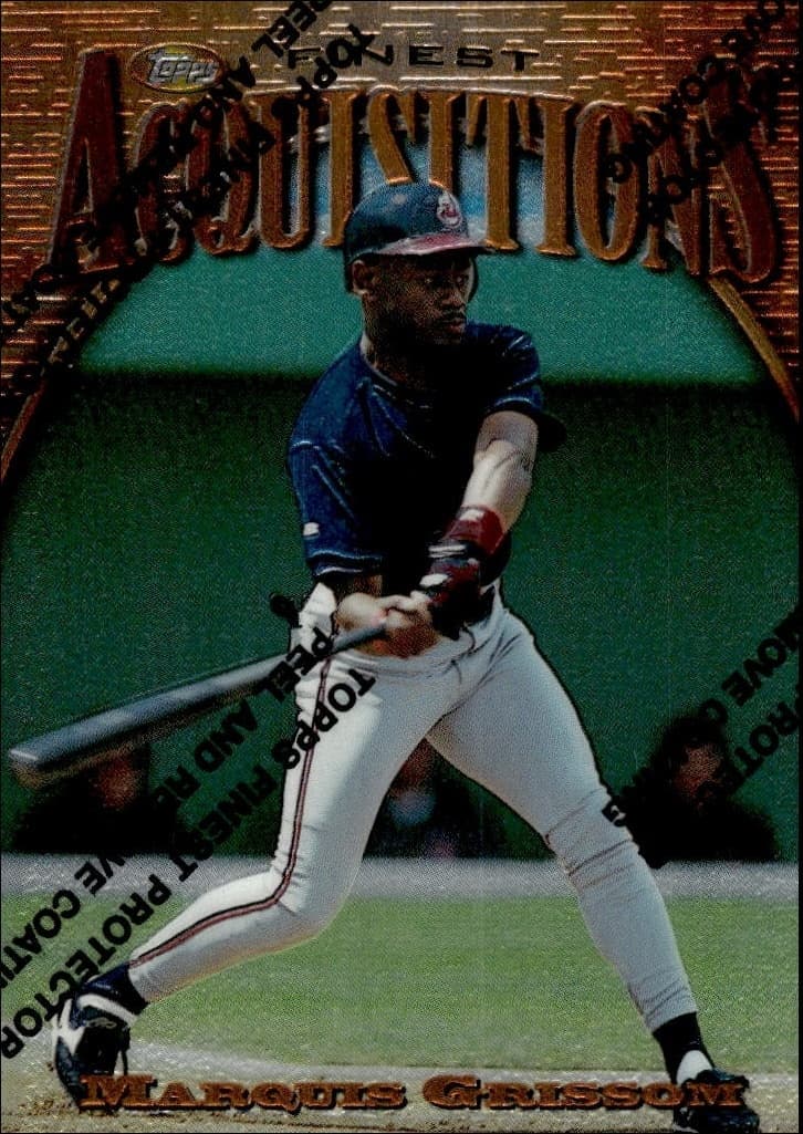 1997 Topps Finest Marquis Grissom #219 trading card