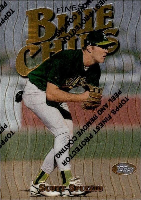 1997 Topps Finest Scott Spiezio #272 trading card