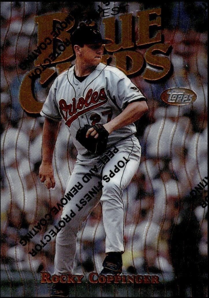 Rocky Cobbinger 1997 Topps Finest #4 Baseball Trading Card - Front 1997 Topps Finest Rocky Cobbinger #4 baseball trading card front