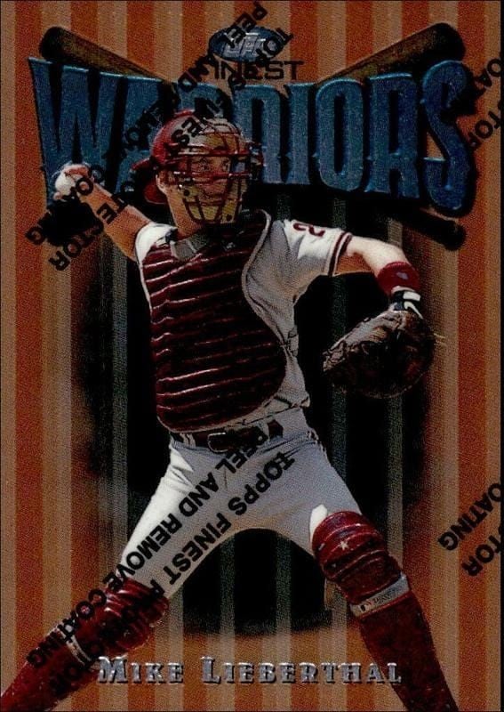 1997 Topps Finest Mike Lieberthal #82 trading card