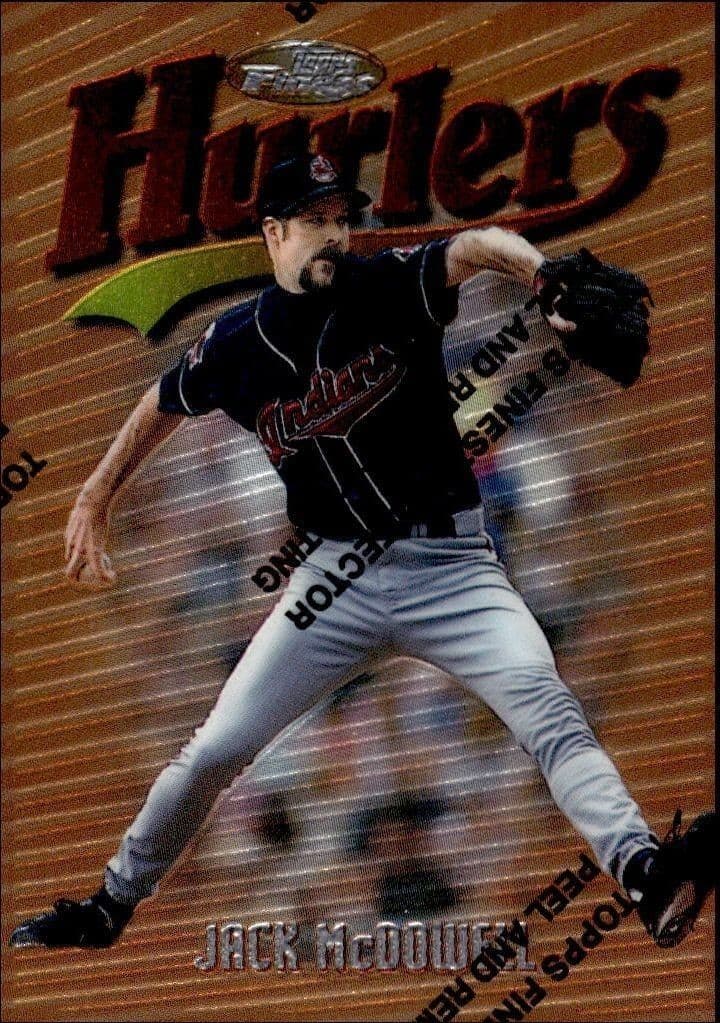1997 Topps Finest Jack McDowell #55 trading card