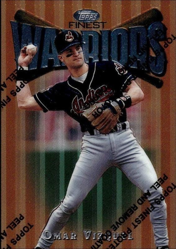 1997 Topps Finest Omar Vizquel #78 trading card