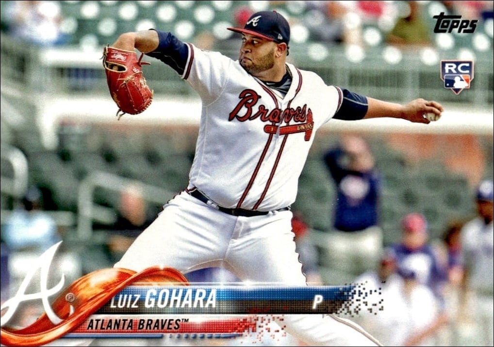 Luiz Gohara 2018 Topps #138 Baseball Trading Card - Front 2018 Topps Luiz Gohara #138 baseball trading card front