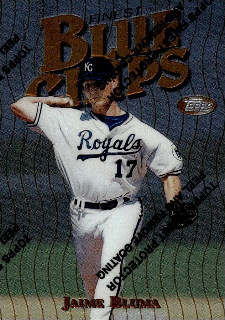 Jaime Bluma 1997 Topps Finest #32 Baseball Trading Card - Front 1997 Topps Finest Jaime Bluma #32 baseball trading card front