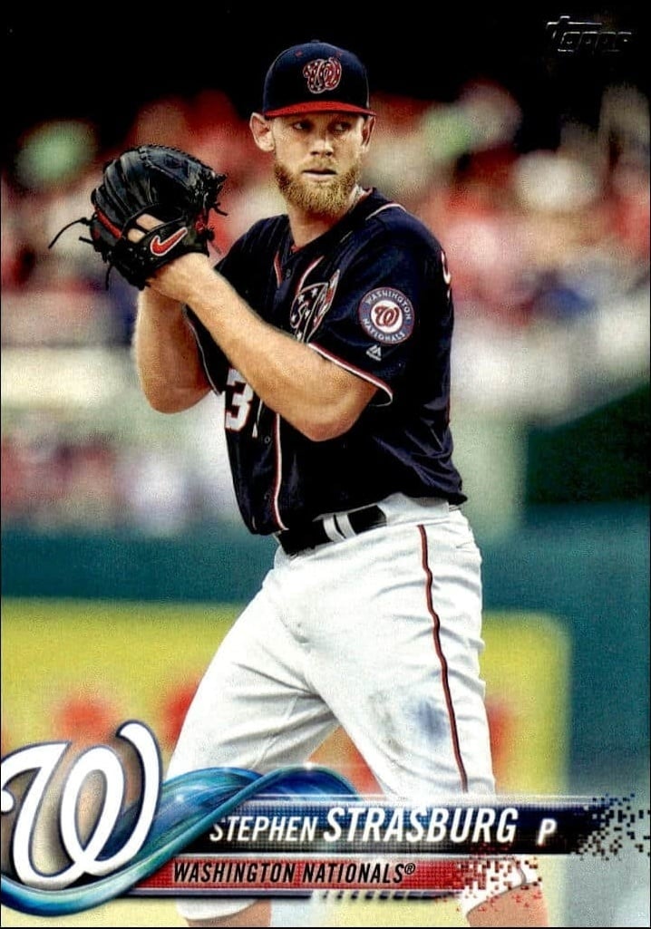 2018 Topps Series 1 Stephen Strasburg #233 trading card