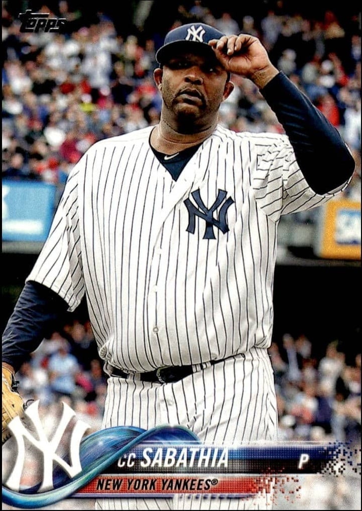 2018 Topps Series 1 CC Sabathia #236 trading card