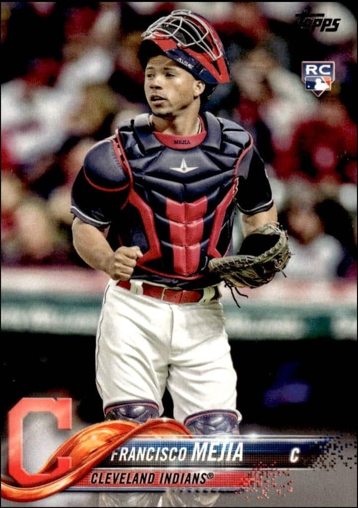 Francisco Mejia 2018 Topps #244 Baseball Trading Card - Front 2018 Topps Francisco Mejia #244 baseball trading card front