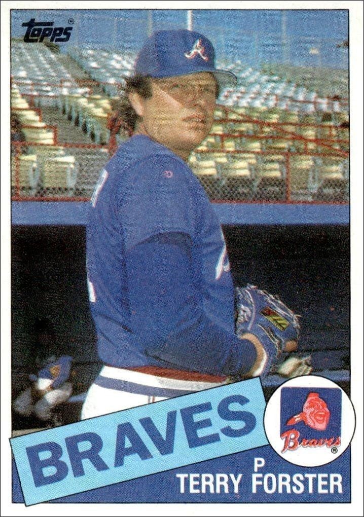 Terry Forster 1985 Topps #248 Baseball Trading Card - Front 1985 Topps Terry Forster #248 baseball trading card front