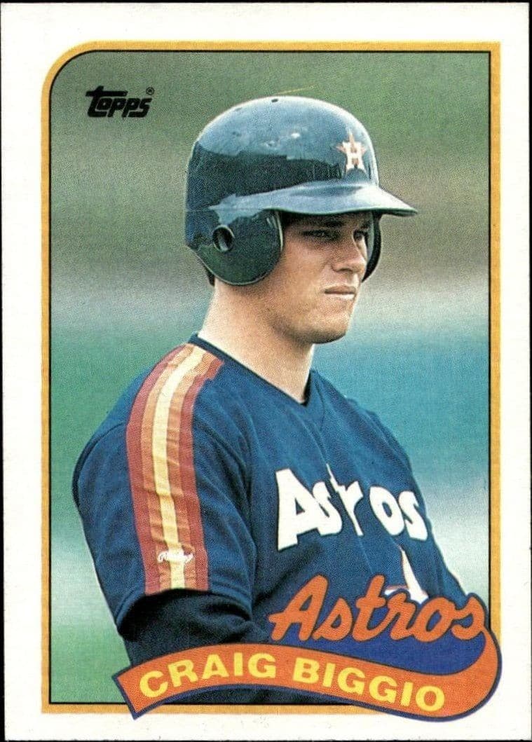 1989 Topps Craig Biggio #49 trading card
