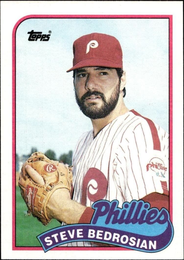 1989 Topps Steve Bedrosian #20 trading card