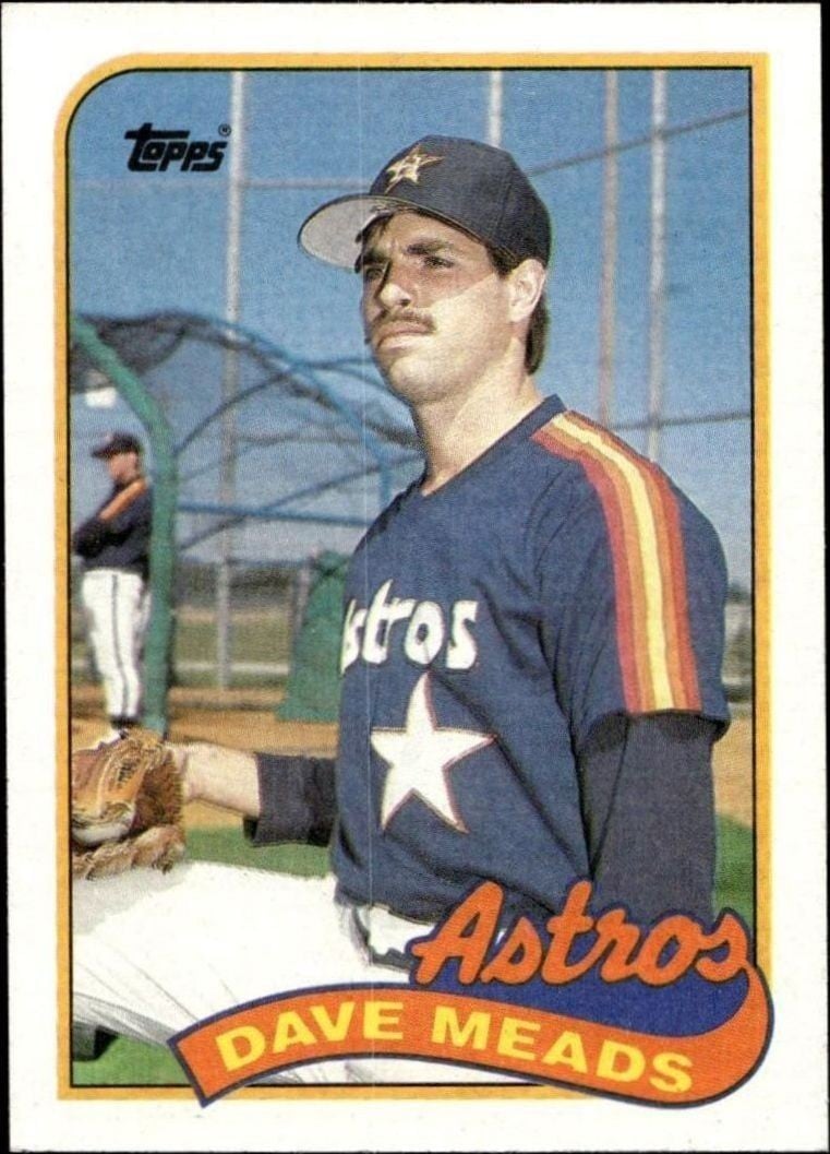 1989 Topps Dave Meads #589 trading card