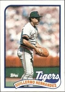1989 Topps Guillermo Hernandez #43 trading card