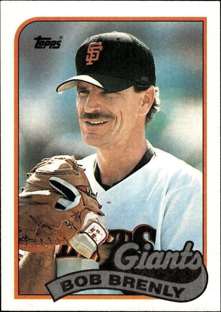 Bob Brenly 1989 Topps #52 Baseball Trading Card - Front 1989 Topps Bob Brenly #52 baseball trading card front