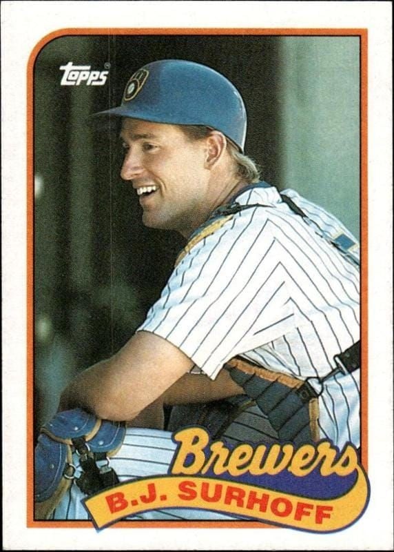 B.J. Surhoff 1989 Topps #33 Baseball Trading Card - Front 1989 Topps B.J. Surhoff #33 baseball trading card front