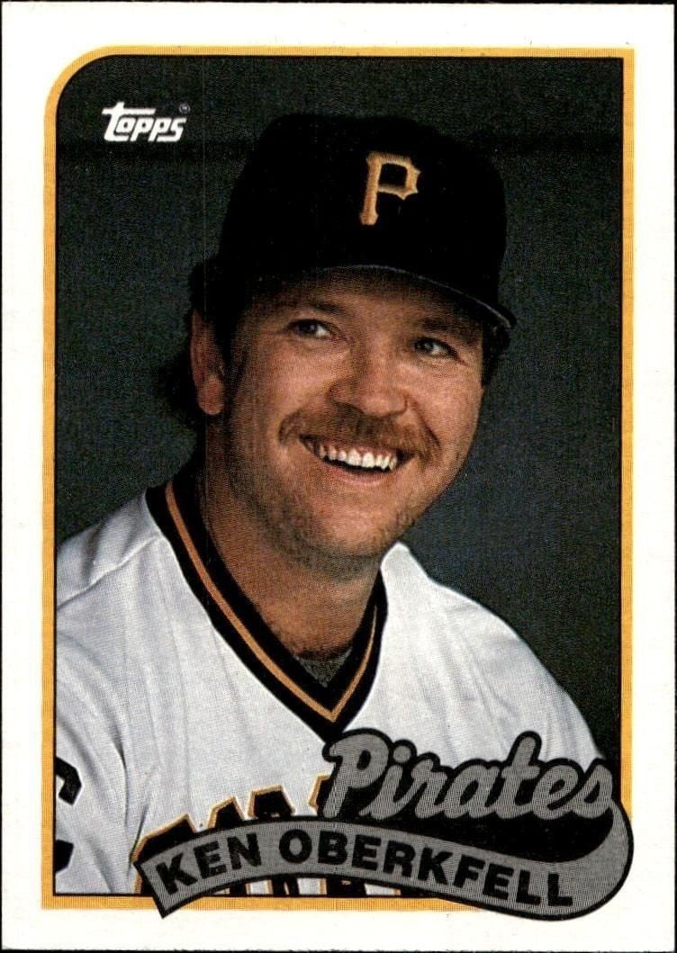 1989 Topps Ken Oberkfell #751 trading card