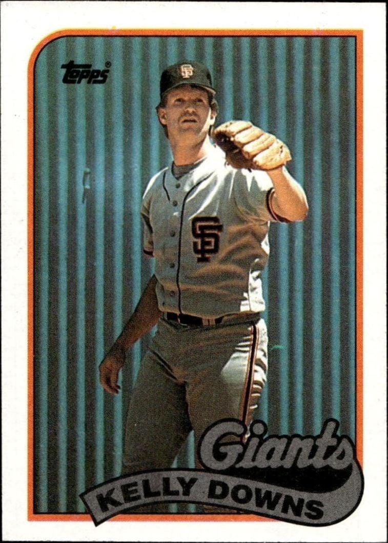 1989 Topps Kelly Downs #361 trading card