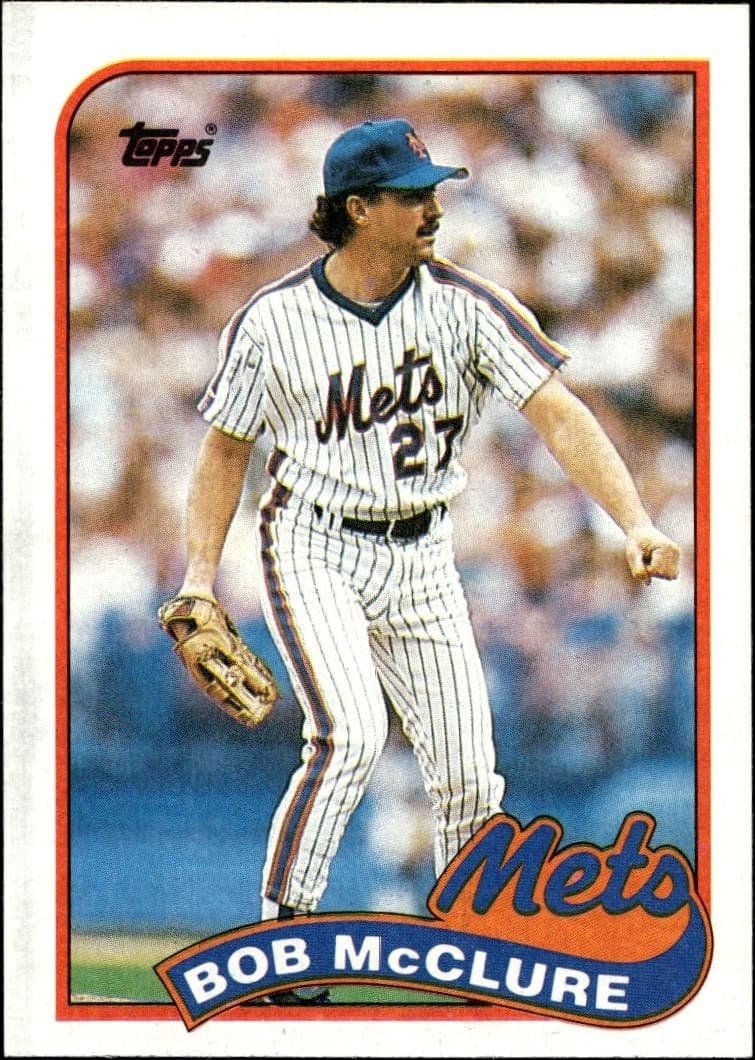 1989 Topps Bob McClure #182 trading card