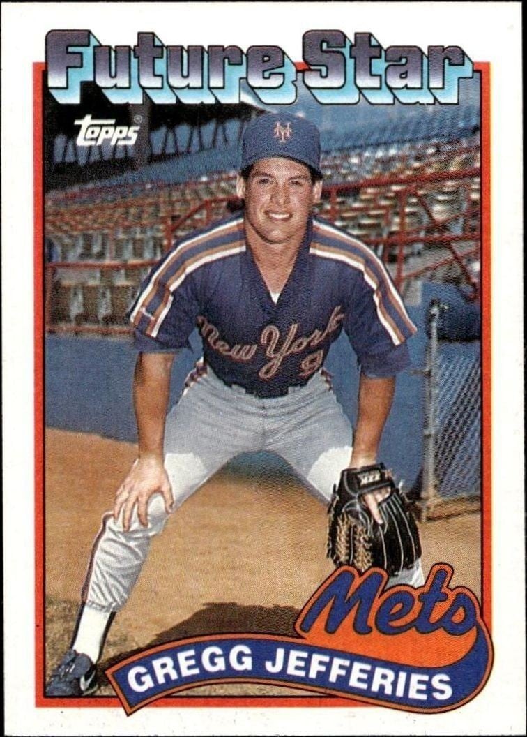 Gregg Jefferies 1989 Topps #233 Baseball Trading Card - Front 1989 Topps Gregg Jefferies #233 baseball trading card front