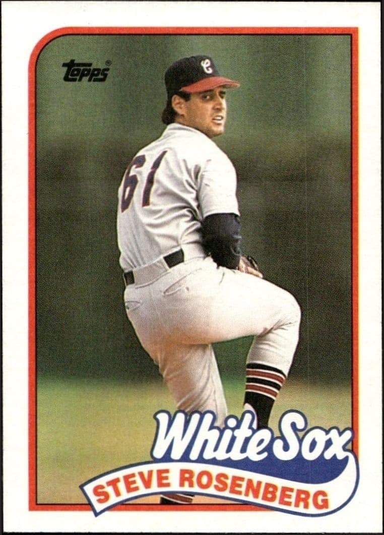 1989 Topps Steve Rosenberg #616 trading card
