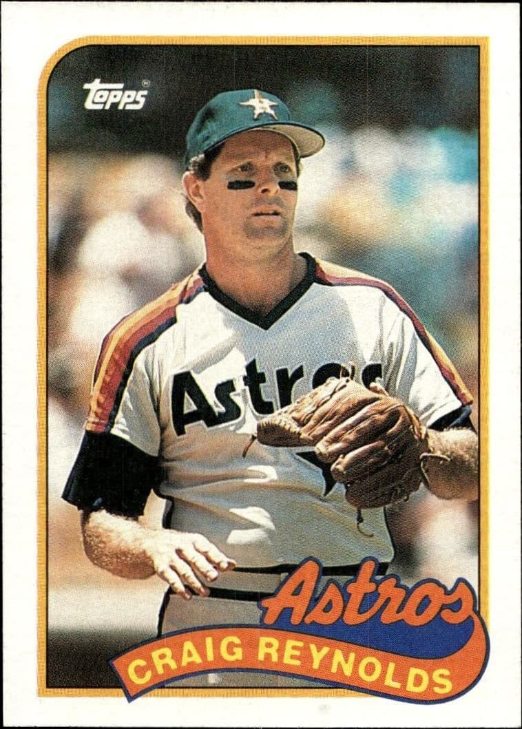 1989 Topps Craig Reynolds #428 trading card