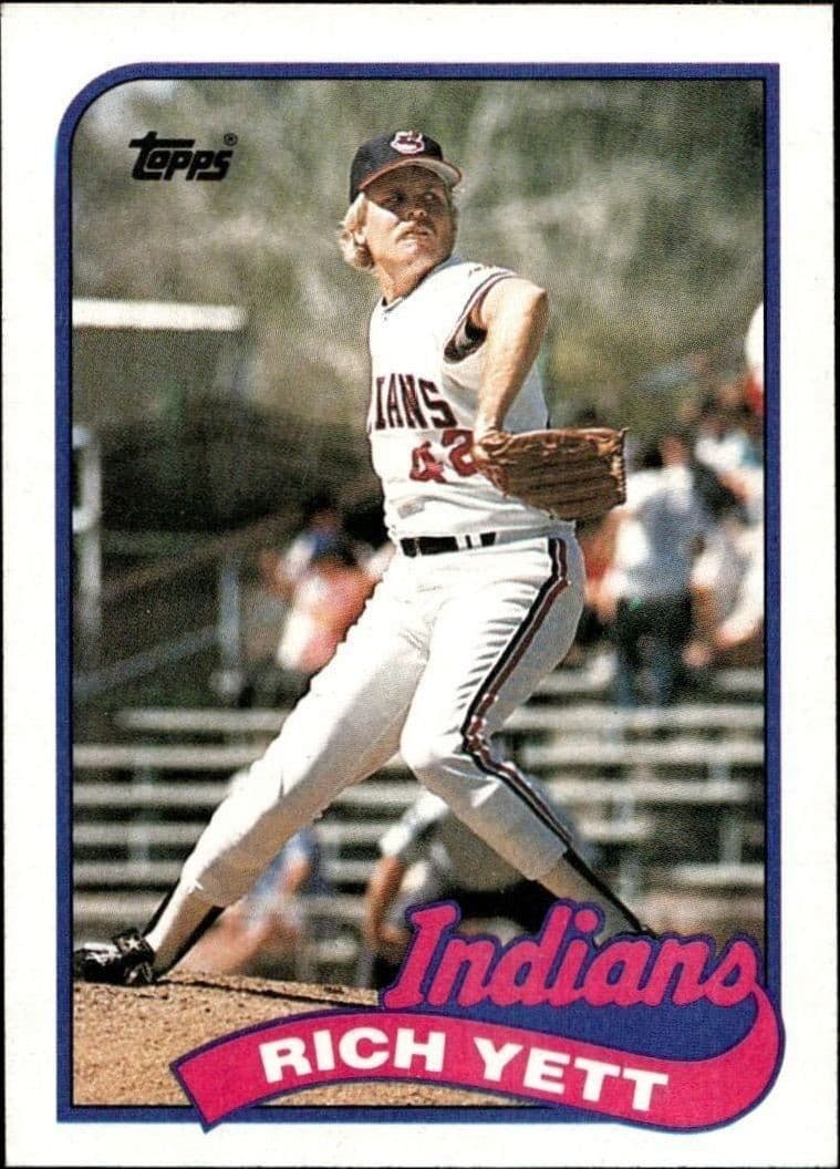1989 Topps Rich Yett #363 trading card